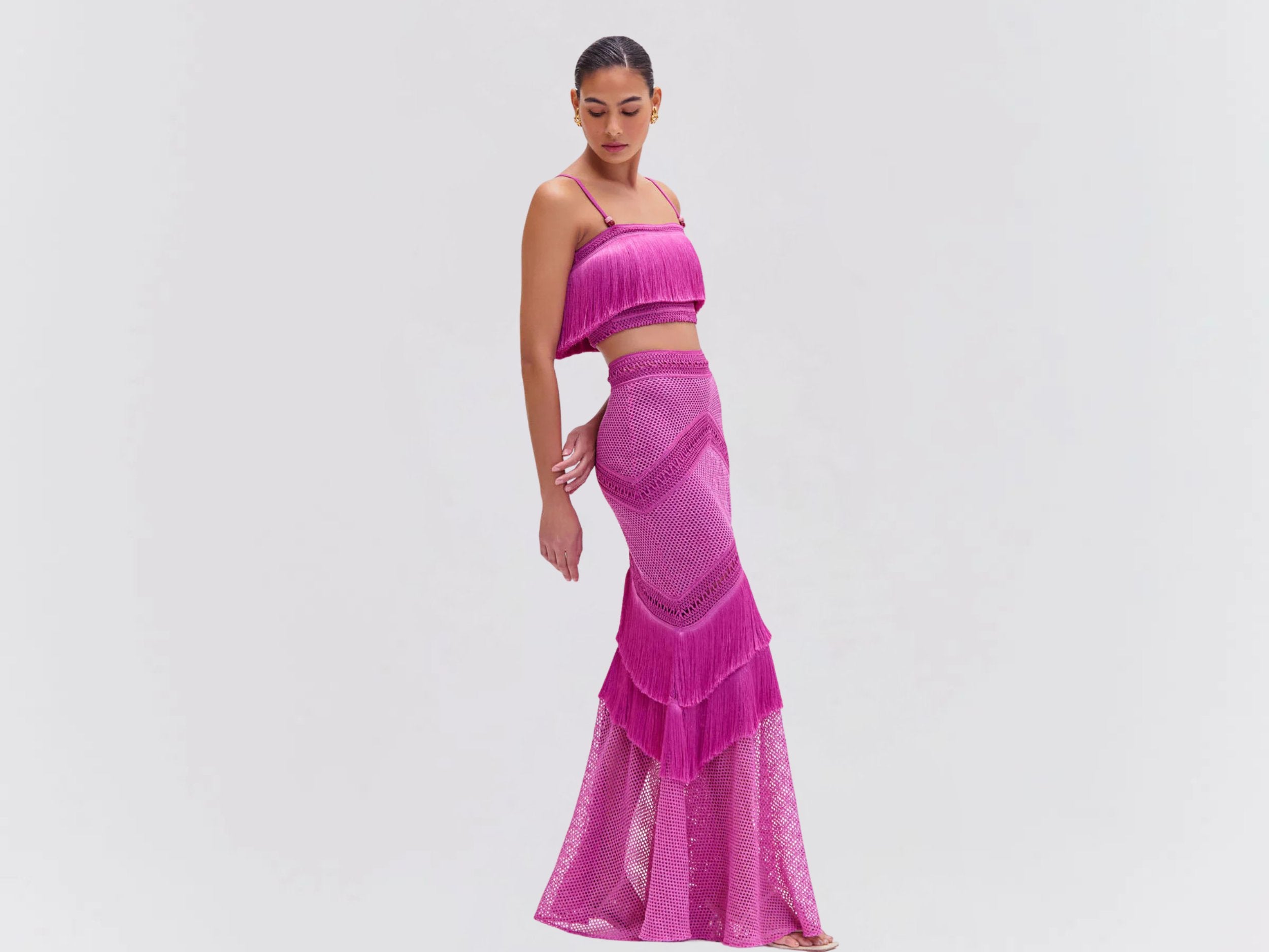Long skirts by Marina St. Barth – elegant, floor-grazing silhouettes for timeless coastal chic