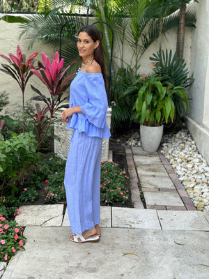 Bolero El Scollo Linen Top by Marina St Barth from Marina St Barth