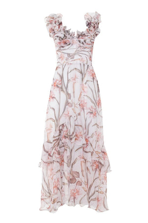 PatBo Botanic Retro Flutter Maxi Dress by PatBo from Marina St Barth