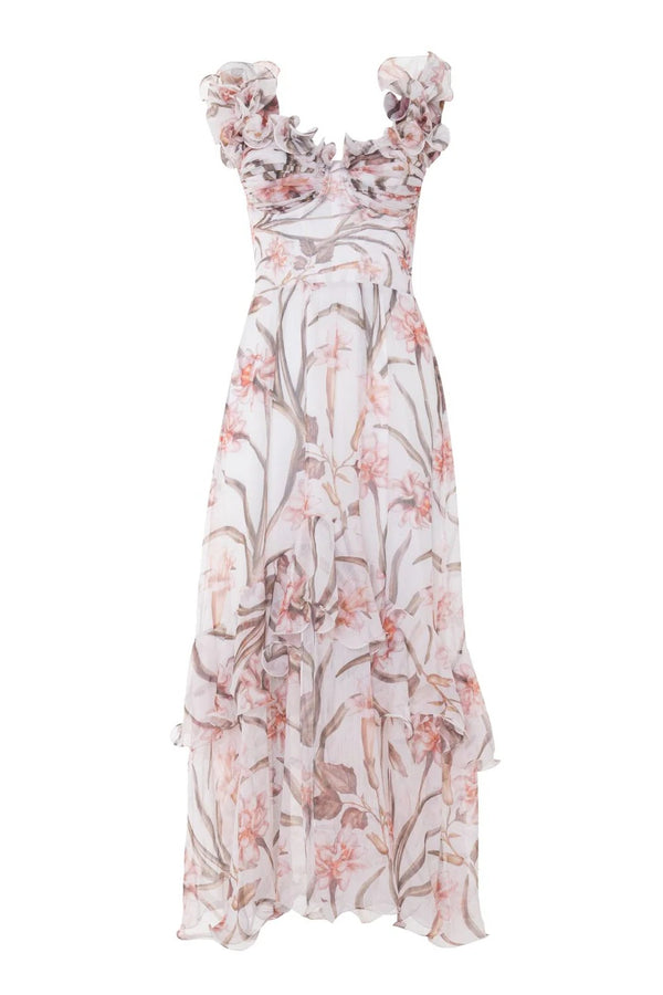 PatBo Botanic Retro Flutter Maxi Dress by PatBo from Marina St Barth
