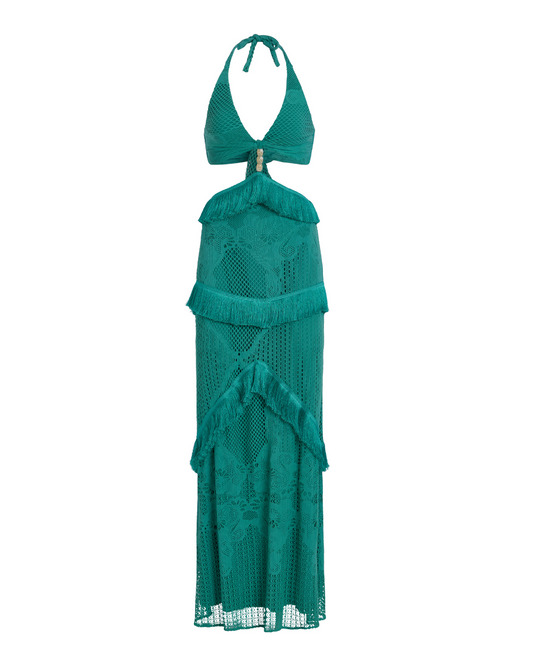 Halterneck Maxi Dress - Premium Long dress from Marina St Barth - Just $895! Shop now at Marina St Barth
