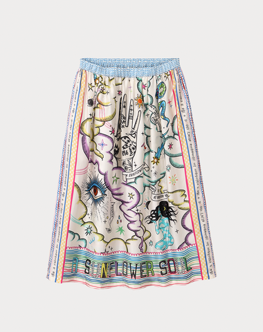 Me369 Vanessa Midi Skirt Enlightment by Me 369 from Marina St Barth