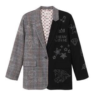 Morgan Jacket Black Check by Me 369 from Marina St Barth