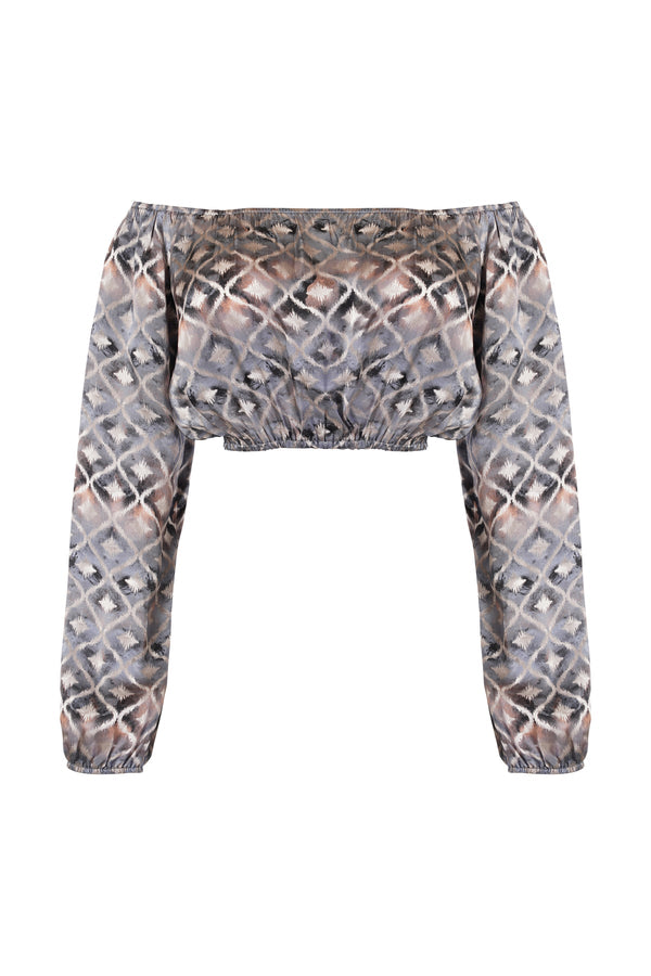 Marlea Marine Maxi Skirt Silk by Marlea from Marina St Barth