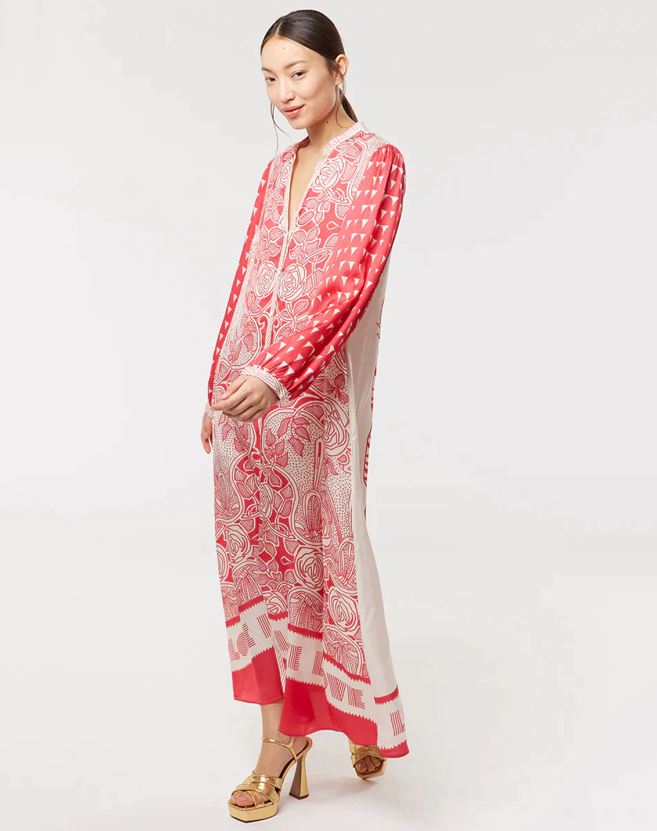 Maya Maxi Dress Rouge - Premium Long dress from Marina St Barth - Just $395! Shop now at Marina St Barth