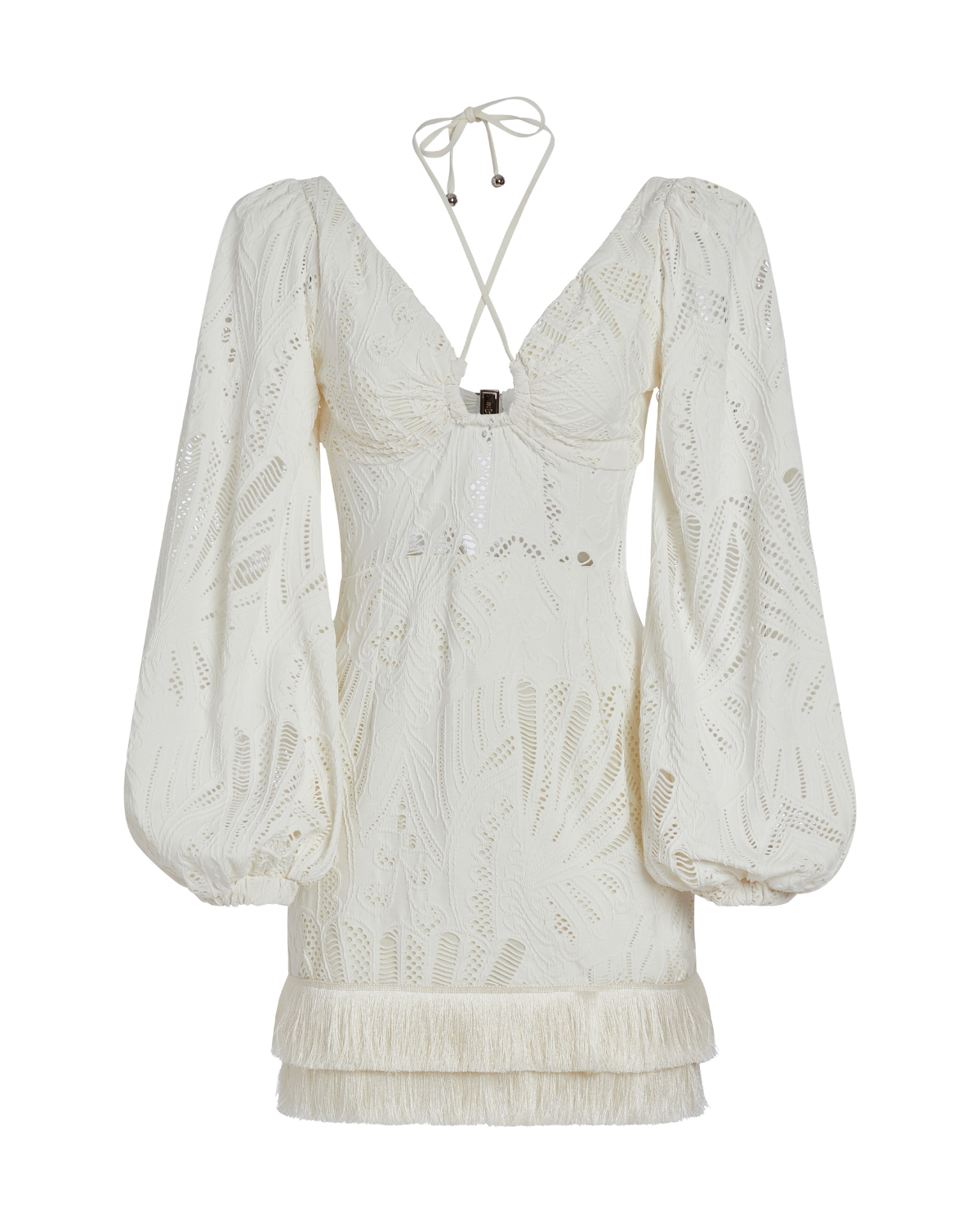 Long Sleeve Lace Mini Dress - Premium Short dress from Marina St Barth - Just $675! Shop now at Marina St Barth
