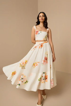 Hemant & Nandita Saba Midi Skirt by Hemant & Nandita from Marina St Barth