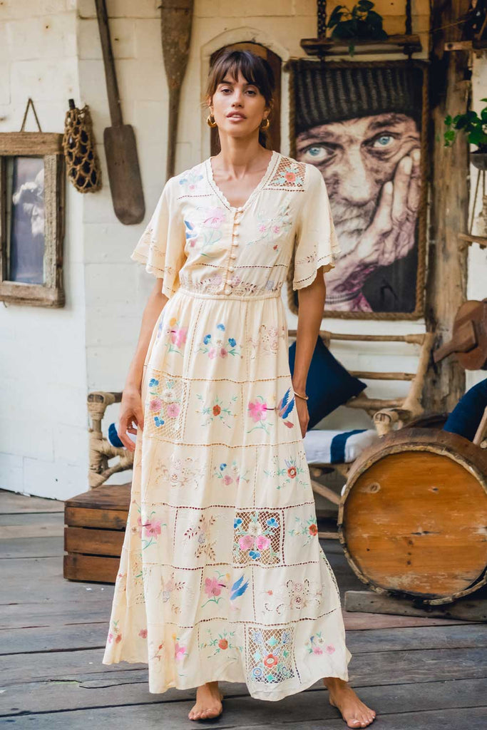 Hummingbird Dress | Marina St Barth Cream / M/L Hummingbird Dress | Marina St Barth Cream / M/L