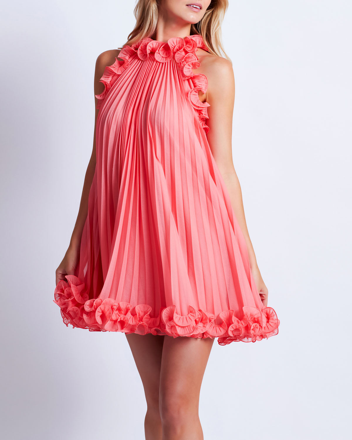High Neck Mini Dress - Premium Short dress from Marina St Barth - Just $695! Shop now at Marina St Barth
