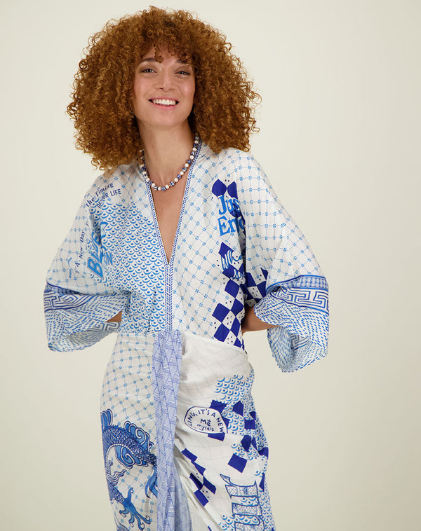 Me369 Sophia Amalfi Kimono Dress by Me 369 from Marina St Barth