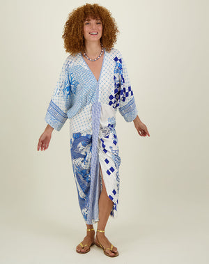 Me369 Sophia Amalfi Kimono Dress by Me 369 from Marina St Barth