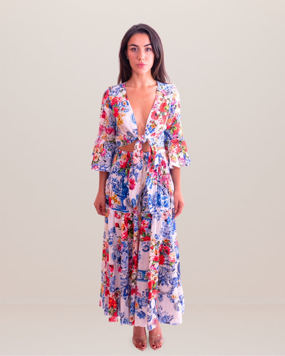 Positano Hedy Printed Long Skirt by Luisa Positano from Marina St Barth