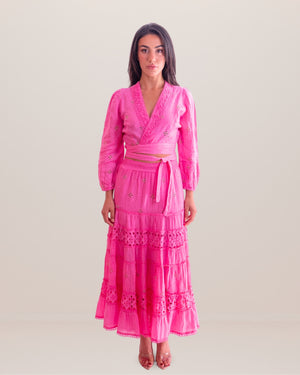 Lorenza Linen Top by Queen Moda from Marina St Barth