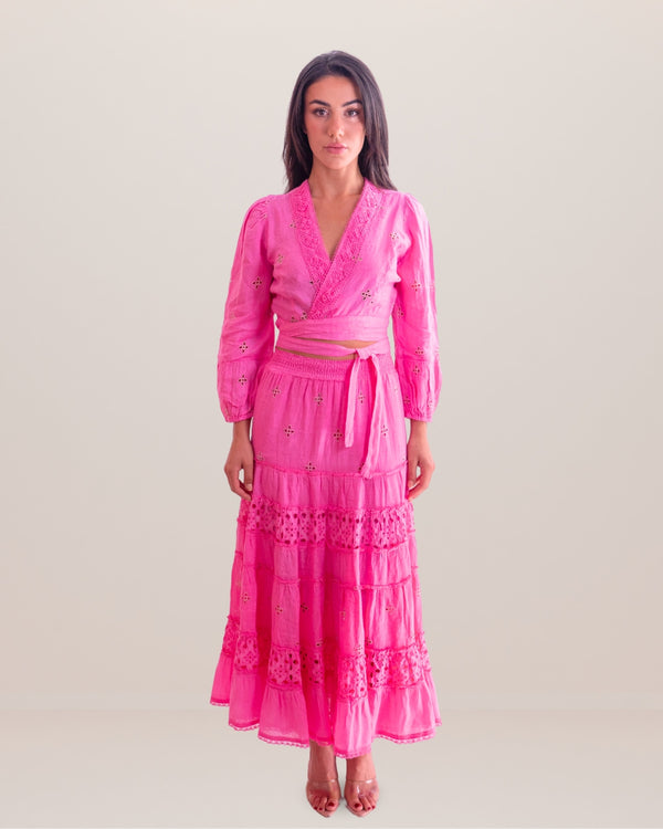 Lorenza Linen Top by Queen Moda from Marina St Barth