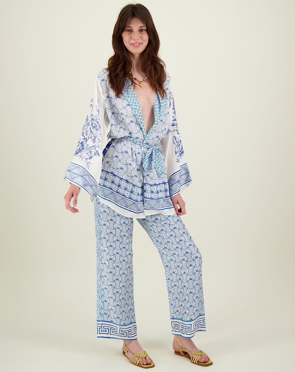 Me369 Lucia Amalfi Kimono Belted by Me 369 from Marina St Barth