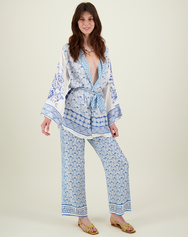 Me369 Lucia Amalfi Kimono Belted by Me 369 from Marina St Barth