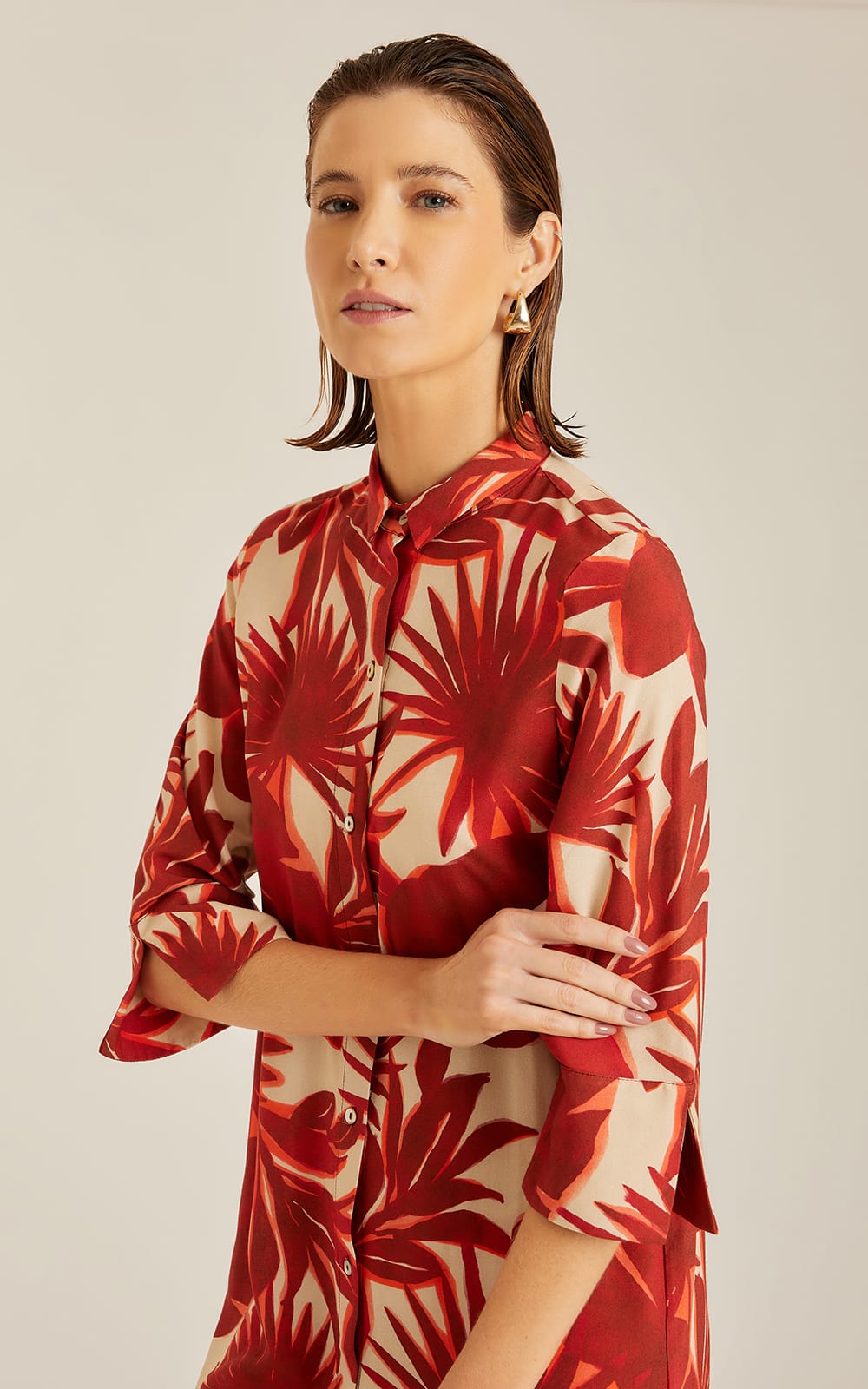 Lenny Button-Up Shirt Dress W Slit by Lenny Niemeyer from Marina St Barth