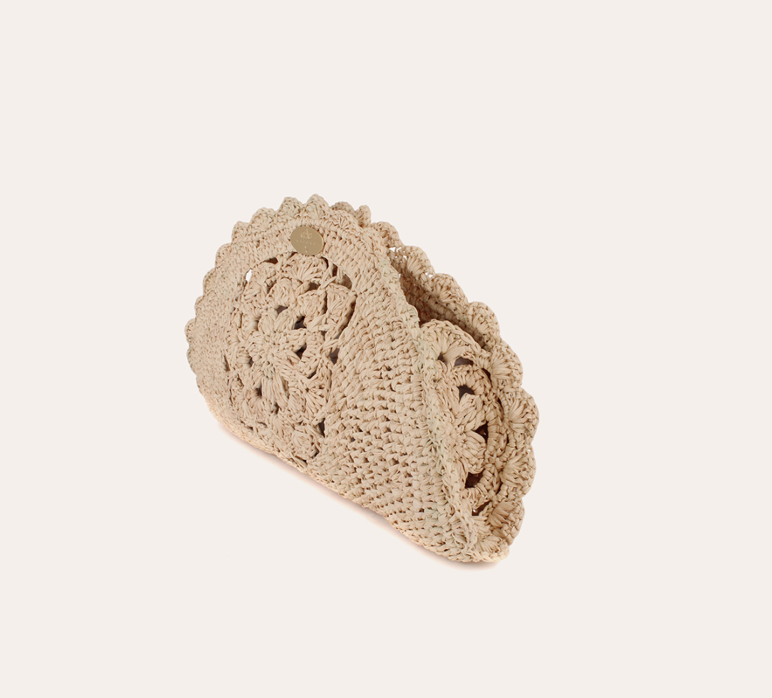 Sun Clutch raffia - Premium Clutch from Marina St Barth - Just $105.00! Shop now at Marina St Barth