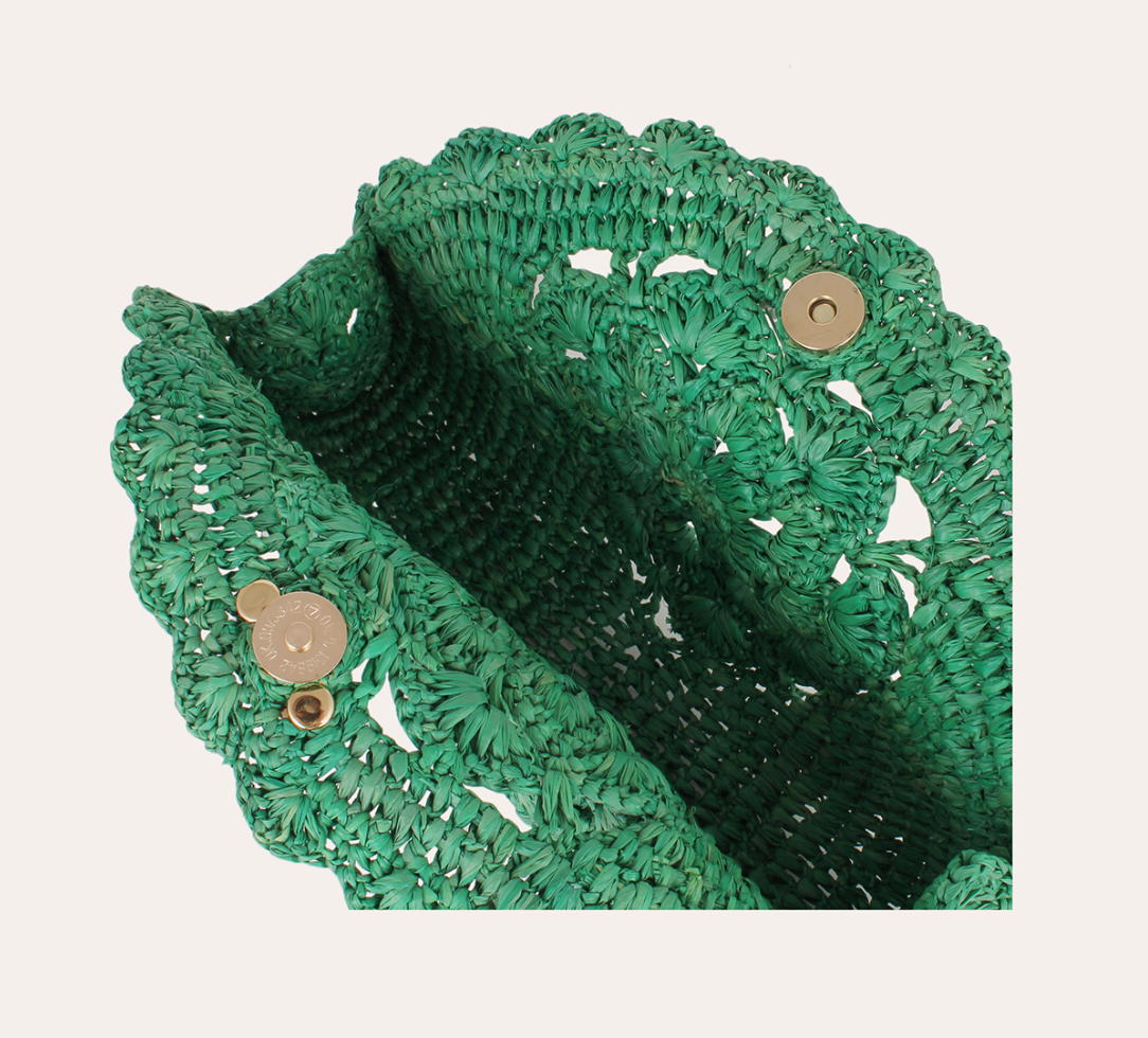 Sun Clutch raffia - Premium Clutch from Marina St Barth - Just $105.00! Shop now at Marina St Barth
