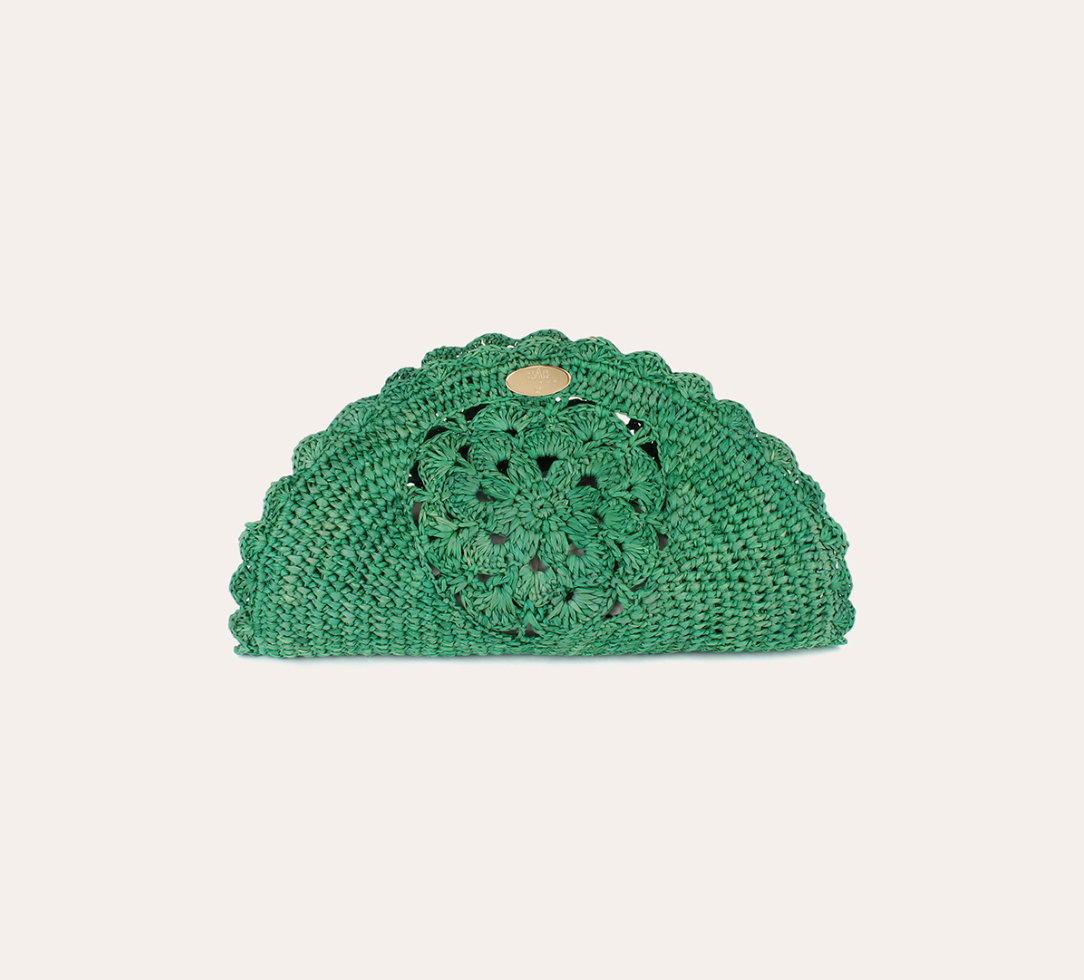 Sun Clutch raffia - Premium Clutch from Marina St Barth - Just $105.00! Shop now at Marina St Barth