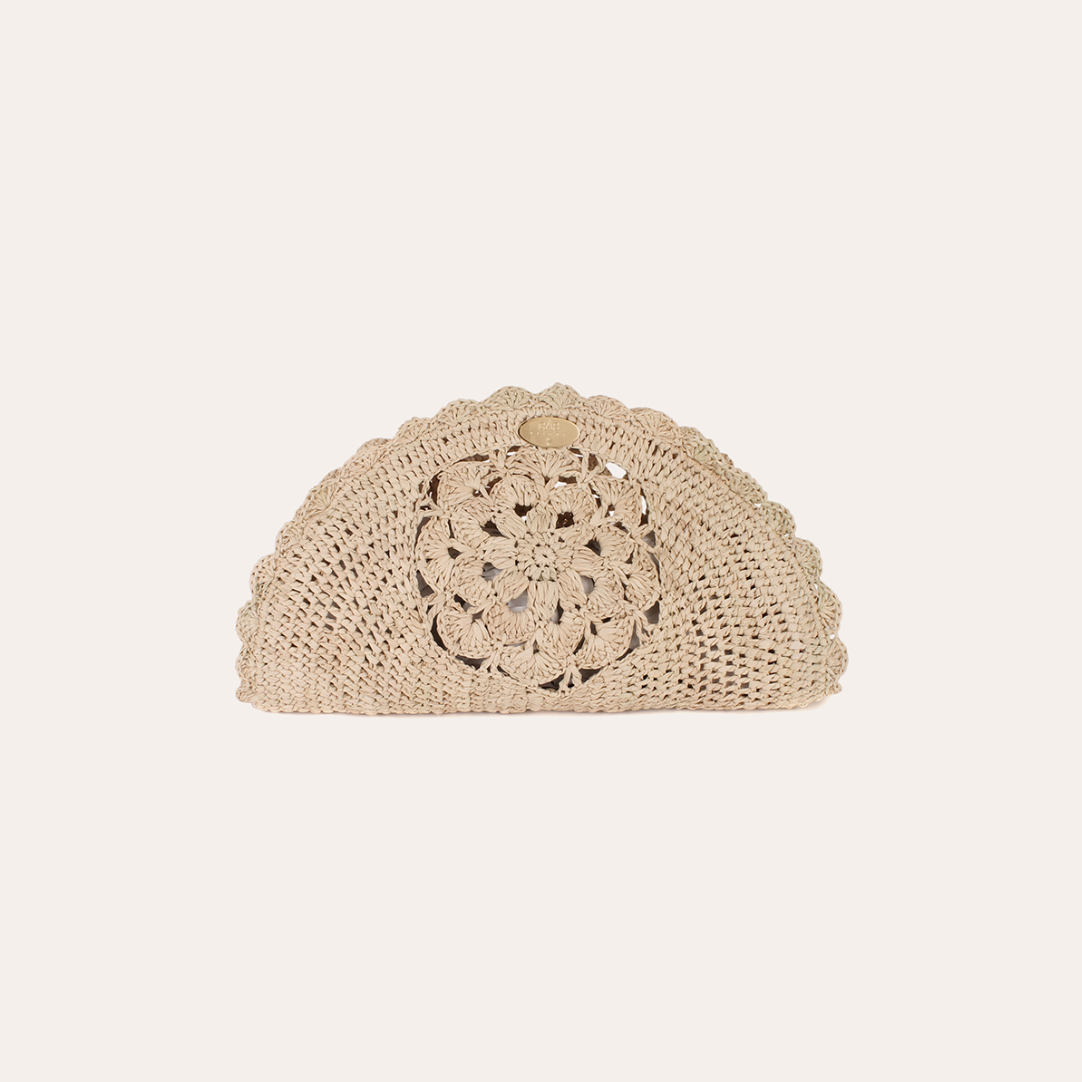 Sun Clutch raffia - Premium Clutch from Marina St Barth - Just $105.00! Shop now at Marina St Barth