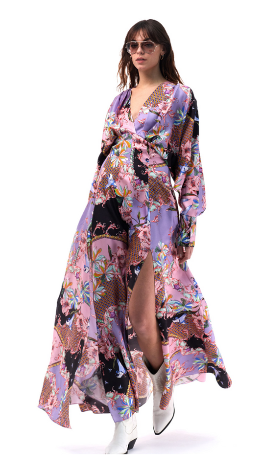 Oud Naomie Twill Flower Dress - Premium Long dress from Marina St Barth - Just $1495! Shop now at Marina St Barth