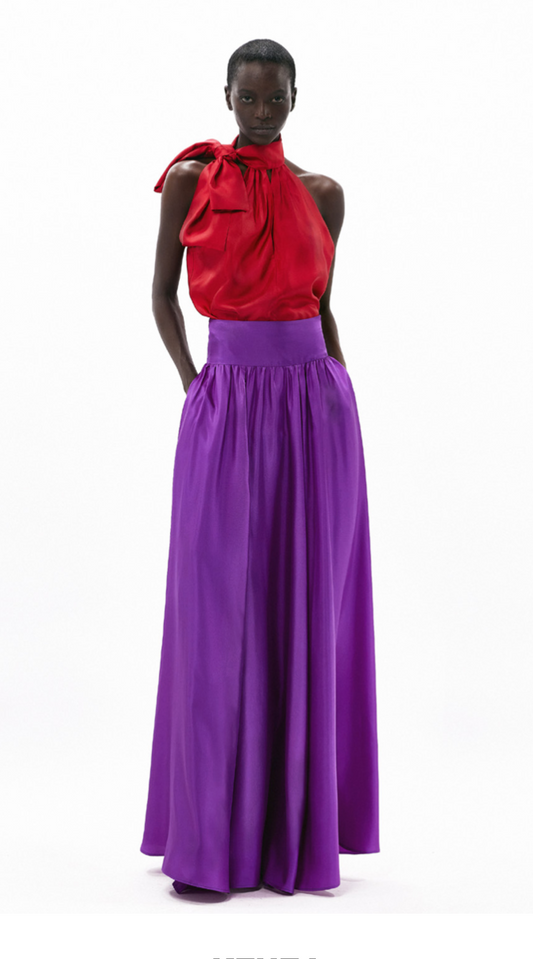 Oud Kenza Skirt Silk - Premium Long Skirts from Marina St Barth - Just $1295! Shop now at Marina St Barth