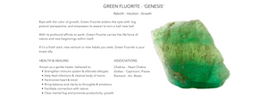 Green Fluorite Goddess earrings by Lassanai from Marina St Barth