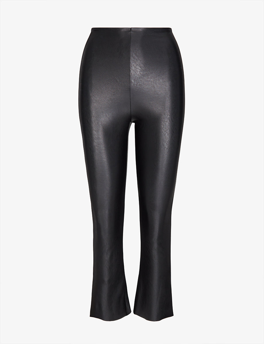 Faux Leather Crop Flare Legging - Premium Legging from Marina St Barth - Just $128! Shop now at Marina St Barth