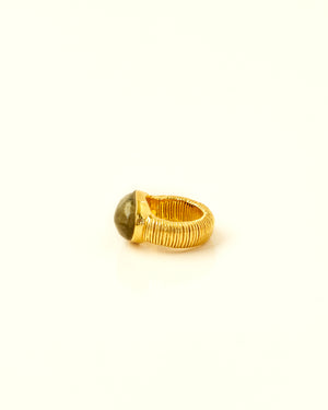 Tay Labradorite Set Wirewrap Ring by Tay from Marina St Barth