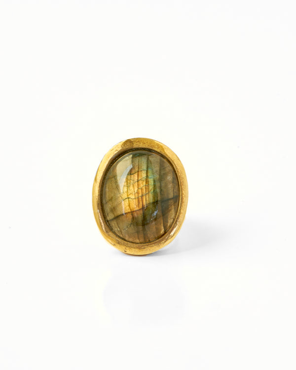 Tay Labradorite Set Large Debs Ring by Tay from Marina St Barth