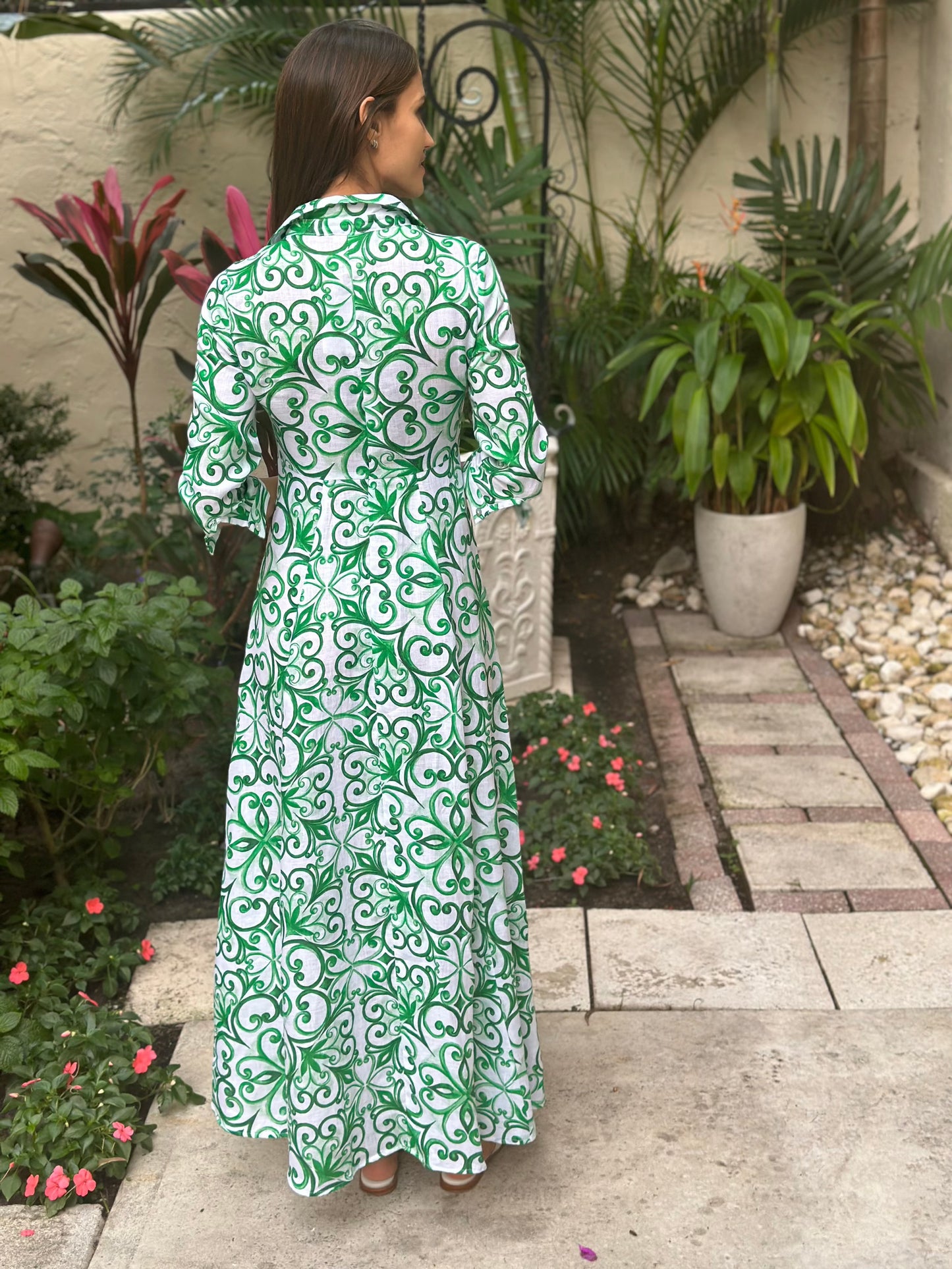 Spolverino New Style Linen - Premium Long Dresses from Marina St Barth - Just $450! Shop now at Marina St Barth