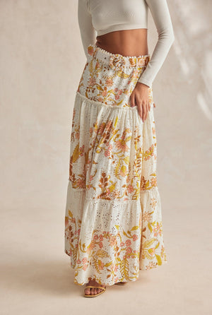Hemant & Nandita  Tora Long Skirt by Hemant & Nandita from Marina St Barth