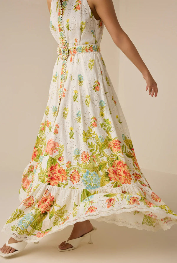 Hemant & Nandita Dhun Long Shirt Dress W/B by Hemant & Nandita from Marina St Barth