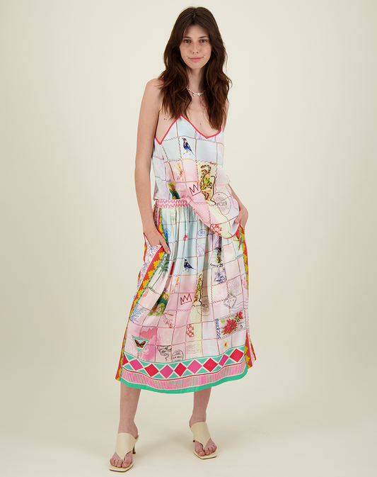 Me369 Vanessa Heritage Skirt - Premium Skirt midi from Marina St Barth - Just $245! Shop now at Marina St Barth
