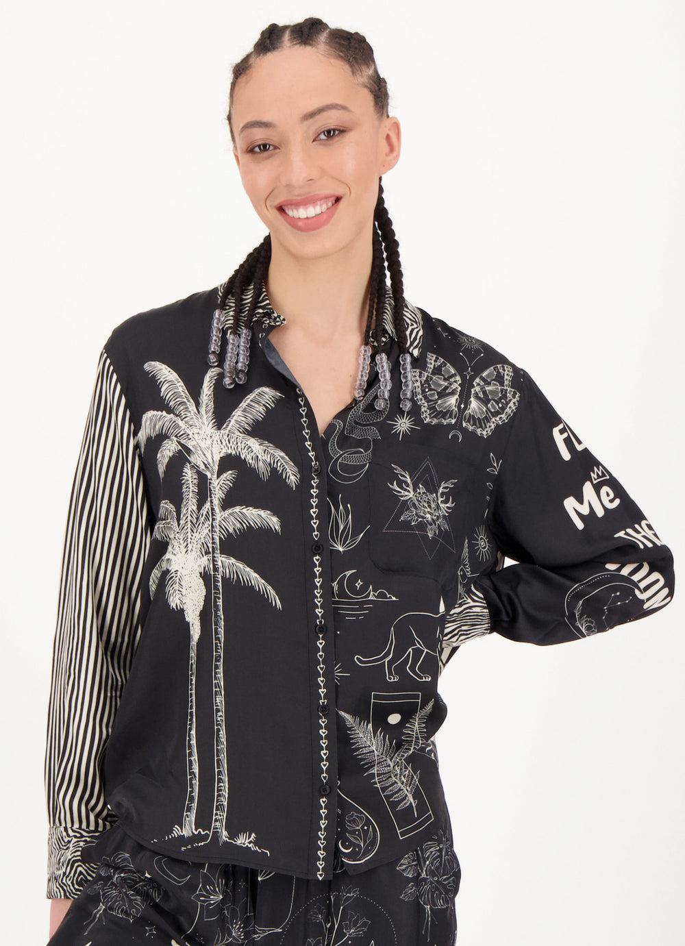 Me369 Isabel Black Magic Shirt by Me 369 from Marina St Barth