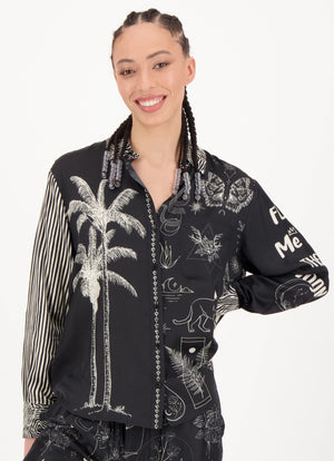 Me369 Isabel Black Magic Shirt by Me 369 from Marina St Barth