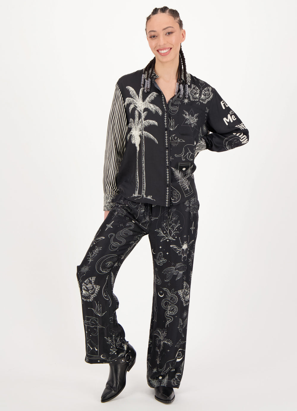 Me369 Isabel Black Magic Shirt by Me 369 from Marina St Barth