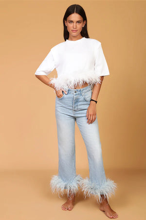 Marlea Feather Tee Shirt by Marlea from Marina St Barth