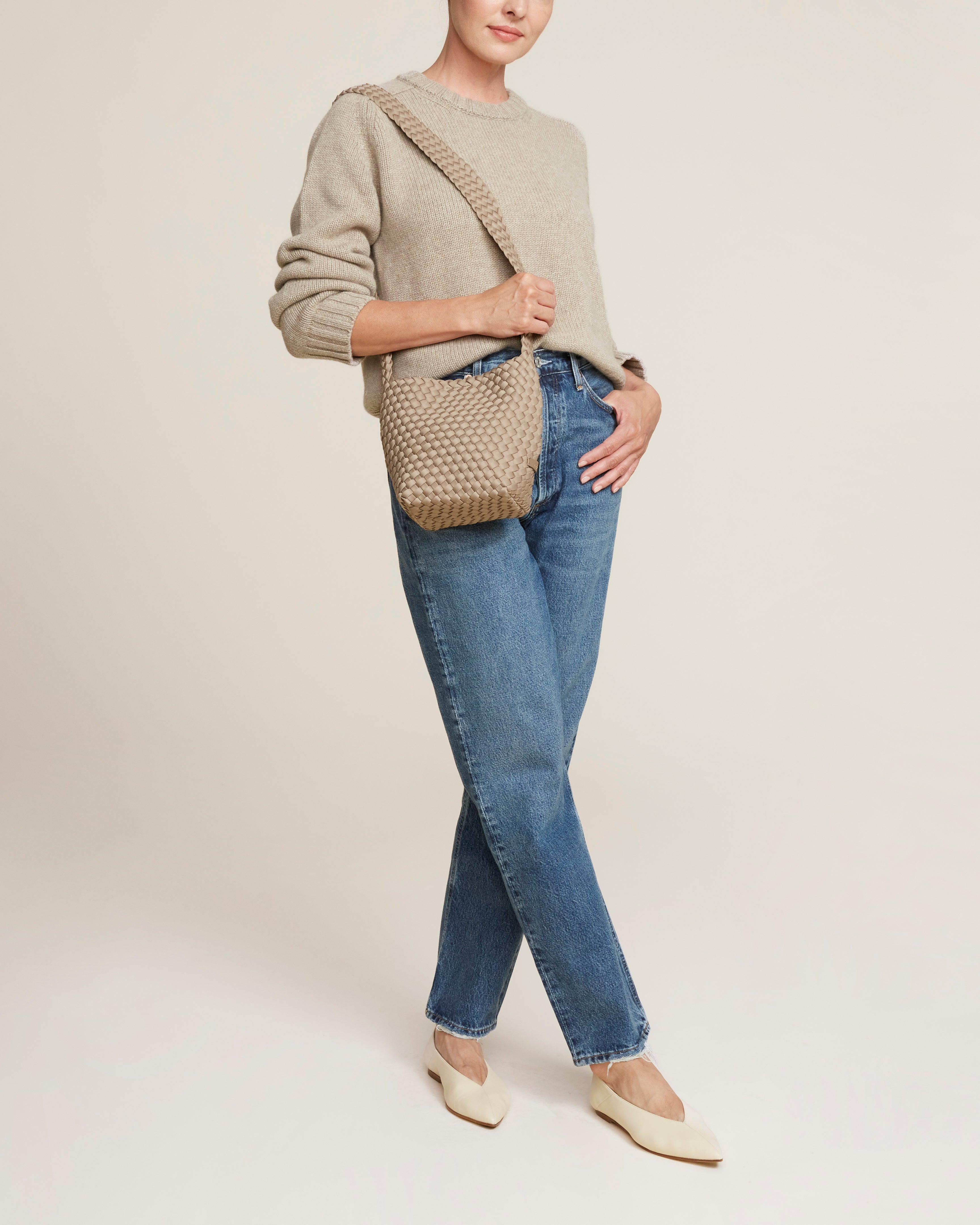 NAGHEDI◆Laguna クロスボディバッグ Laguna Crossbody | Mink