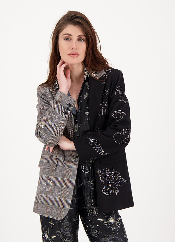 Morgan Jacket Black Check by Me 369 from Marina St Barth