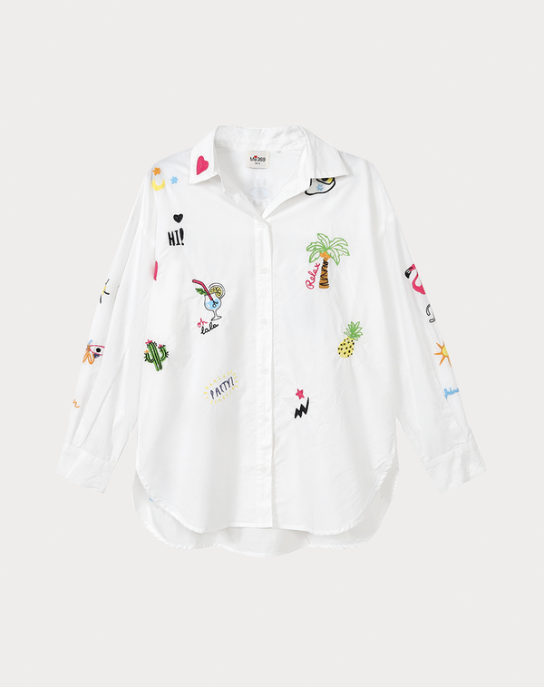 Me369 Madison Oversized Shirt by Me 369 from Marina St Barth