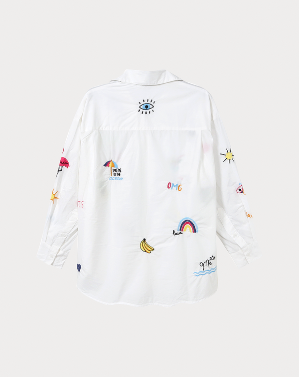 Me369 Madison Oversized Shirt by Me 369 from Marina St Barth
