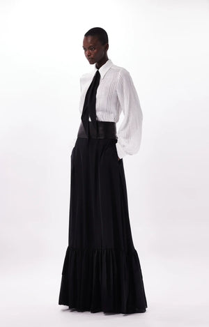 Oud Bruna Shirt Gauffre White by Oud Paris from Marina St Barth
