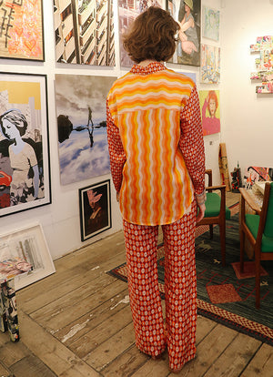 Me369 Isabel Printed Shirt by Me 369 from Marina St Barth