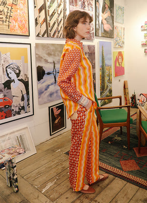 Me369 Isabel Printed Shirt by Me 369 from Marina St Barth