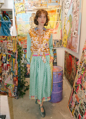 Me369 Isabel Printed Shirt by Me 369 from Marina St Barth