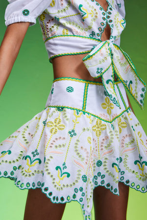 Charo Ruiz Pauline Short Skirt by Charo Ruiz from Marina St Barth