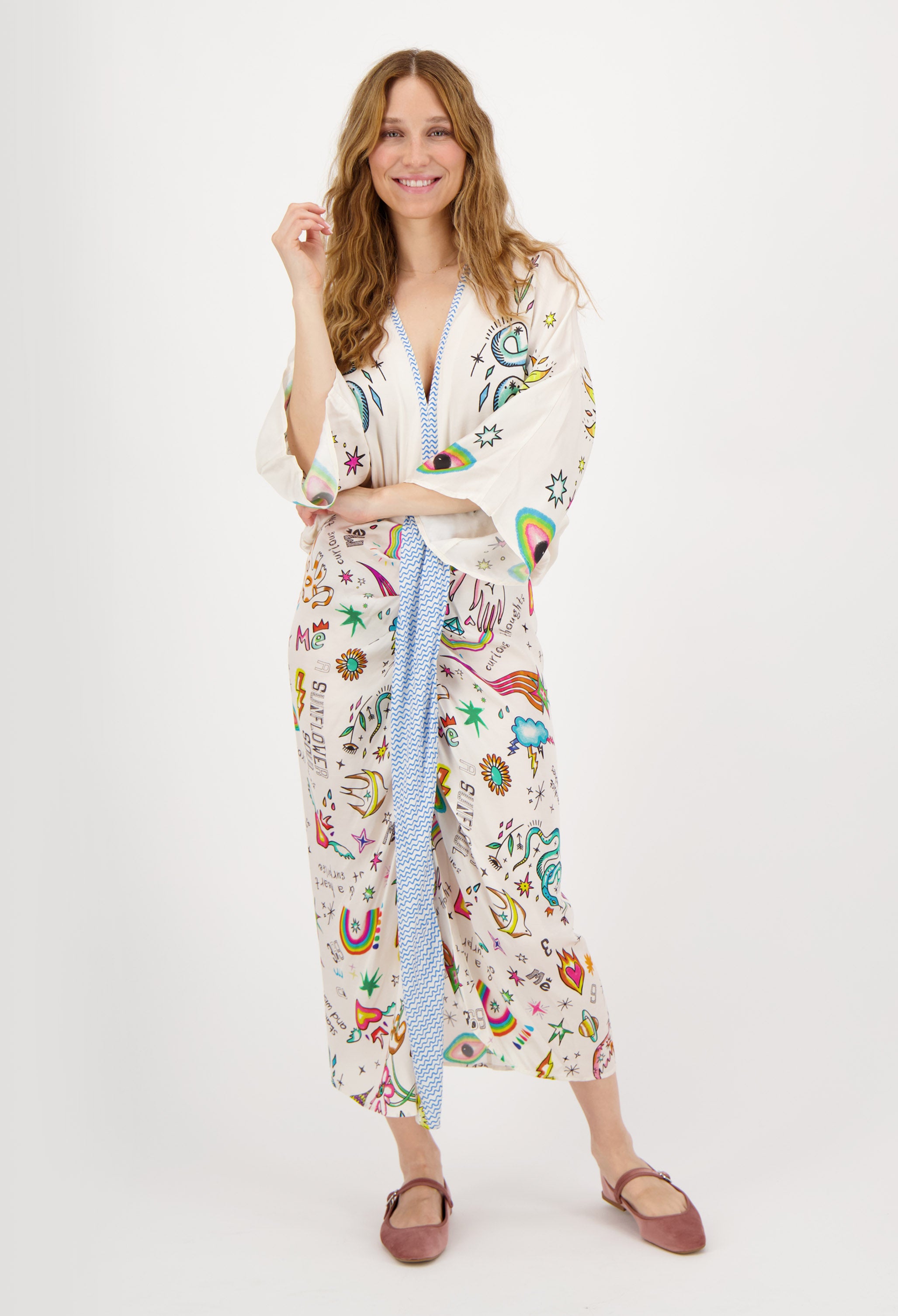 Me369 Sophia Kimono Dress Enlightment | Marina St Barth Me369 Sophia Kimono Dress Enlightment | Marina St Barth