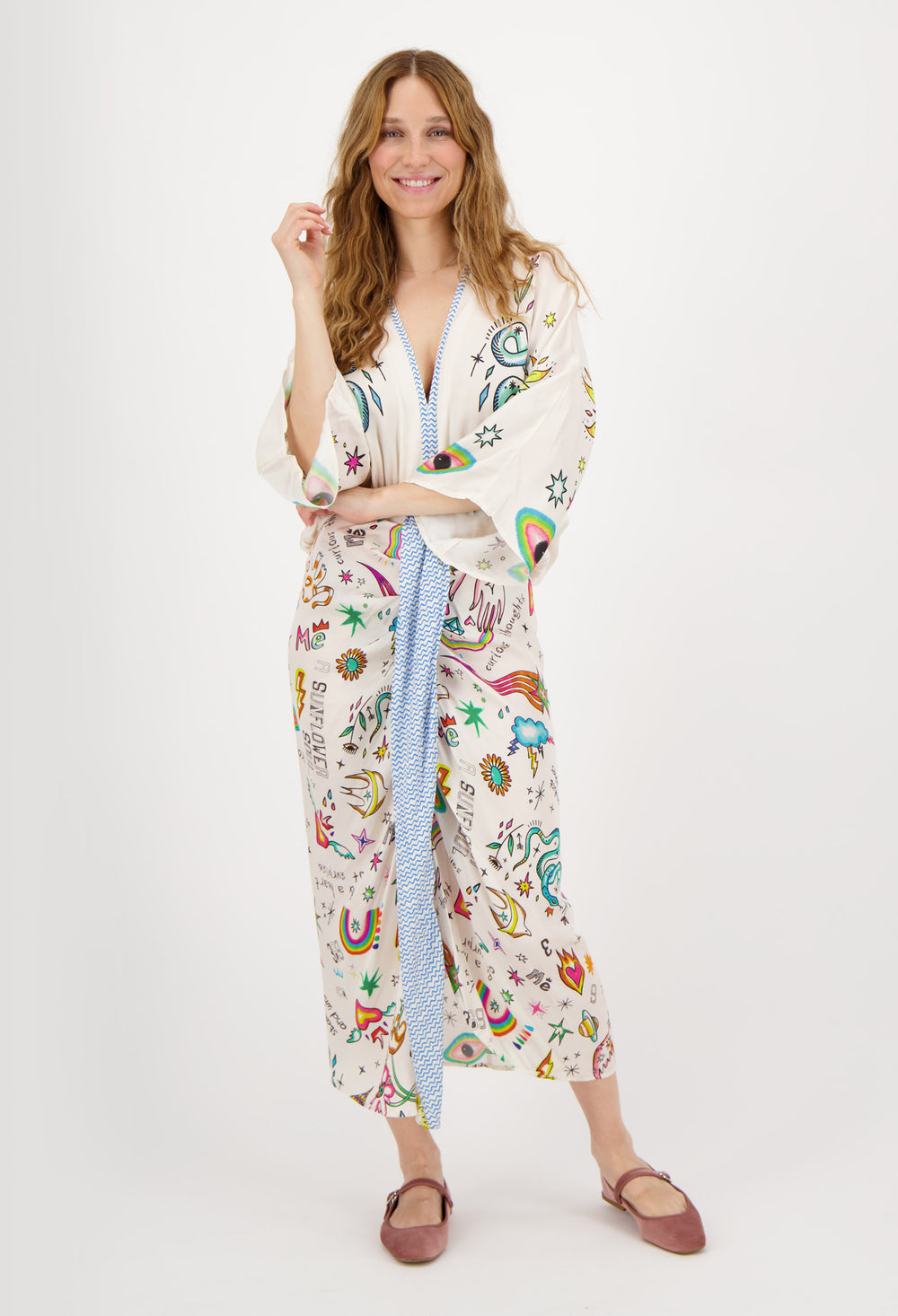 Me369 Sophia Kimono Dress Enlightment by Me 369 from Marina St Barth